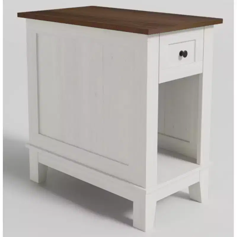 PB&MDF Coffee Table with Single Drawer (Sofa Side Table)
