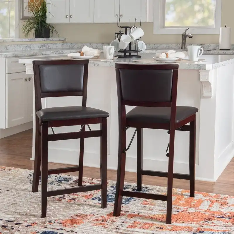 Espresso Folding Counter Stool