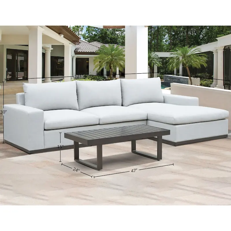 Watson 3-Piece Outdoor Lounger Set